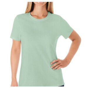 Members Mark Crewneck Short Sleeve Tee Medium Soft Sea Glass Green Soft